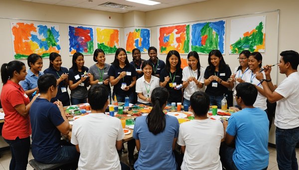 Team building peinture : Favorisez la cohésion d’équipe grâce à la créativité